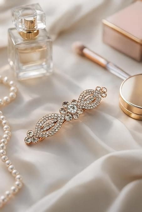 Rose gold clip